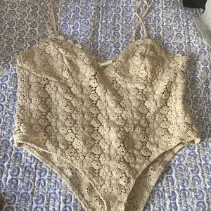 XL Tan Bodysuit